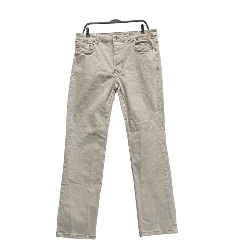 Comfortable Jogging Pants for Casual Days-ksubi/Skinny Pants/36/Cotton/SLV/Button Fly/