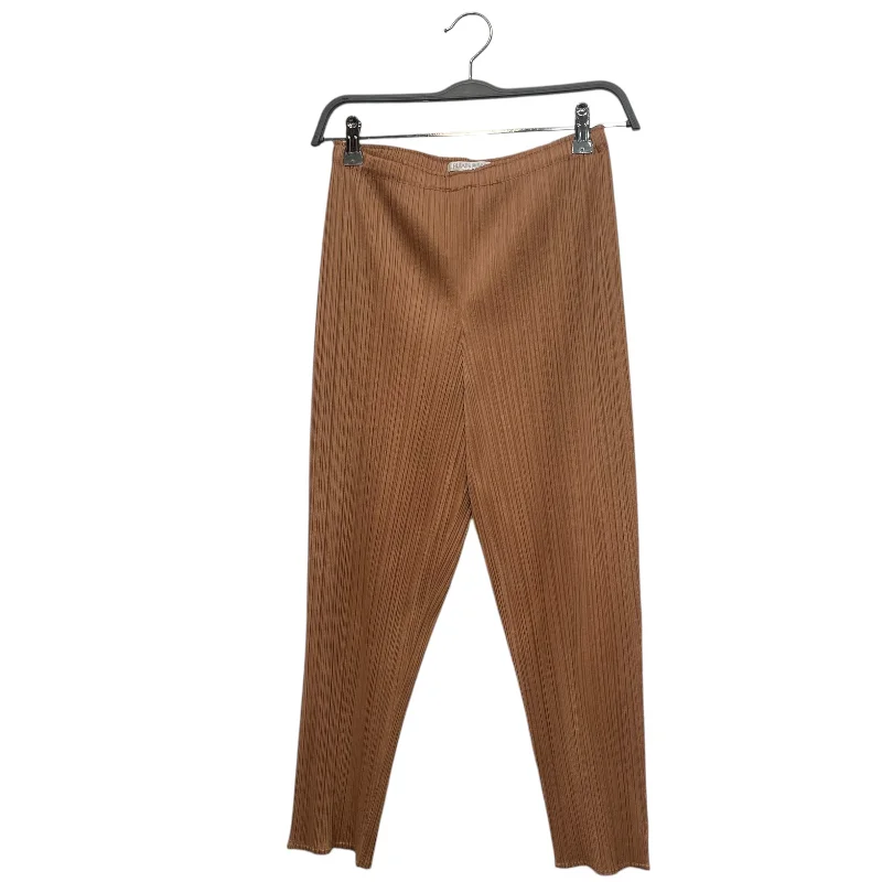 Lightweight Hiking Pants for Outdoor Exploration-PLEATS PLEASE ISSEY MIYAKE/Straight Pants/5/Polyester/ORN/PLEATED TROUSERS