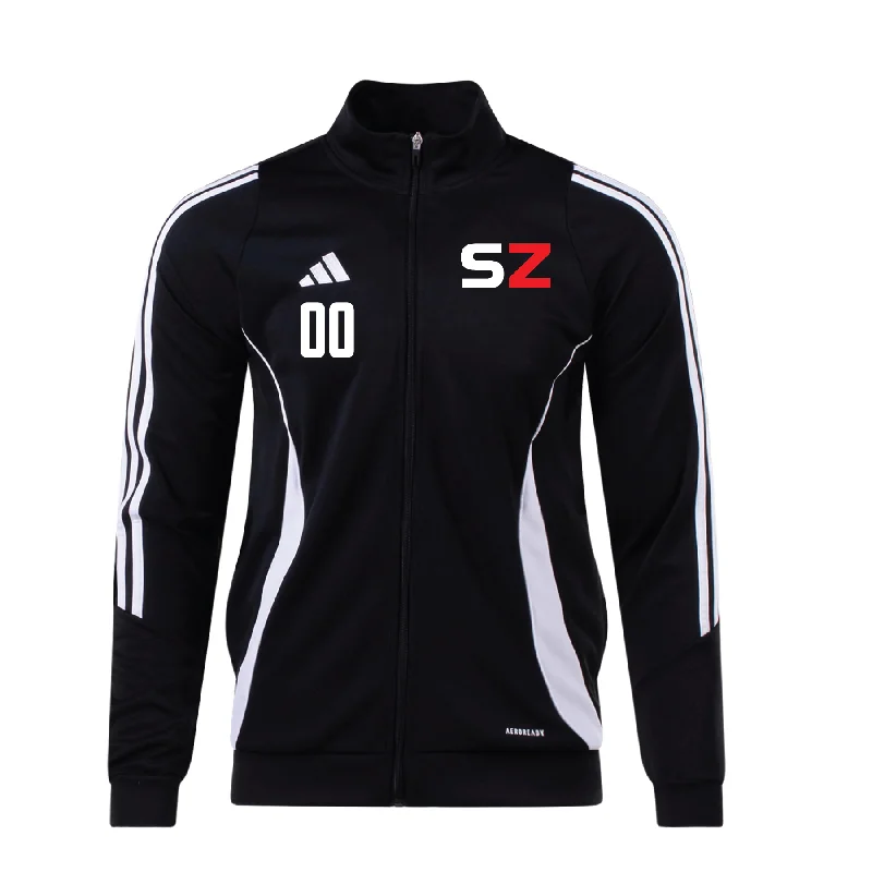 Fashionable Windbreaker Jacket for Layering-adidas Showcase Tiro 24 Training Jacket Black