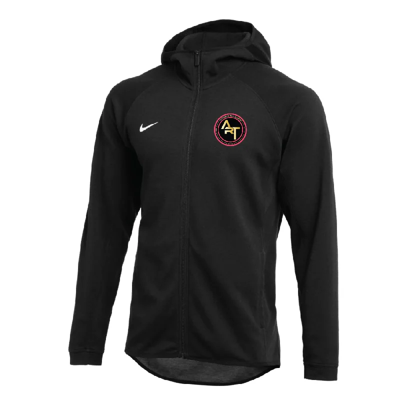 Warm Hooded Sweatshirt for Cozy Winter Wear-Adrenaline Rush Training FAN Nike Showtime Full-Zip Hoodie Black