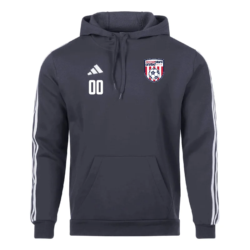 Custom Logo Hoodie for Team or Event Wear-Soccer Stars United New York adidas Tiro 23 League Hoodie Grey