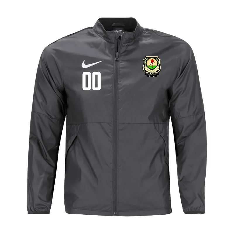 Trendy Bomber Jacket with Patches for Unique Look-North Village Nike Park 20 Rain Jacket Grey