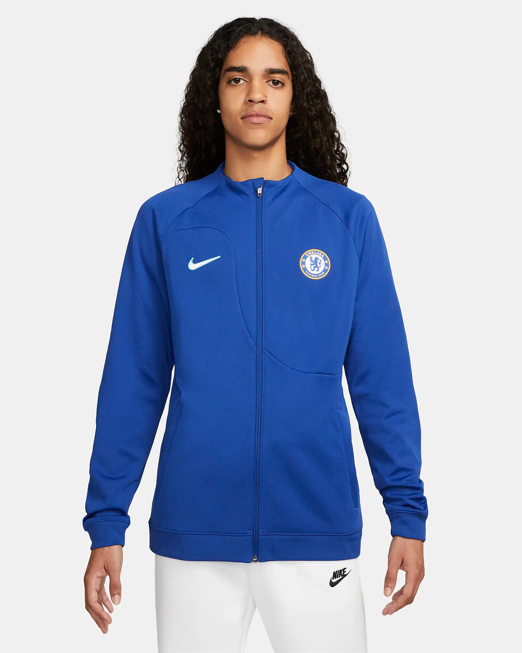 Elegant Wool Jacket for Classic Style-Chelsea FC Academy Pro Men's Jacket