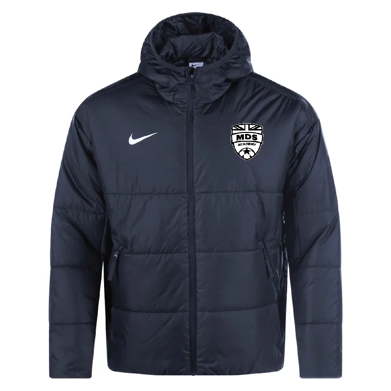 Insulated Wool Jacket for Winter Warmth-MDS Academy Nike Therma-Fit Academy Pro 24 Jacket Black