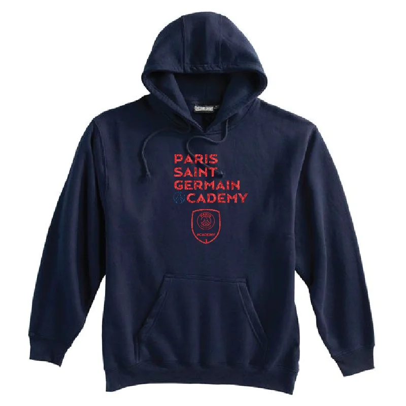 Graphic Hoodie for Unique Designs-PSG Academy Houston Camo Hoodie Navy